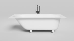 Ванна из искусственного камня Salini Ornella Kit S-Stone 102422MRF 180x80см RAL полностью