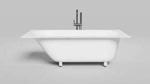 Ванна из искусственного камня Salini Ornella Kit S-Sense 102411M 170x75см белый матовый