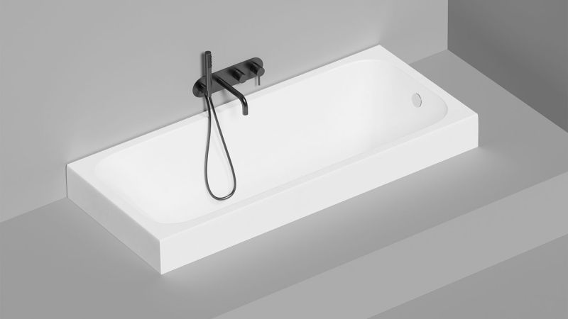 Ванна из искусственного камня Salini Orlanda Kit S-Stone 102126M 170x80см белый матовый Ванна из искусственного камня Salini Orlanda Kit S-Stone 102126M 170x80см белый матовый