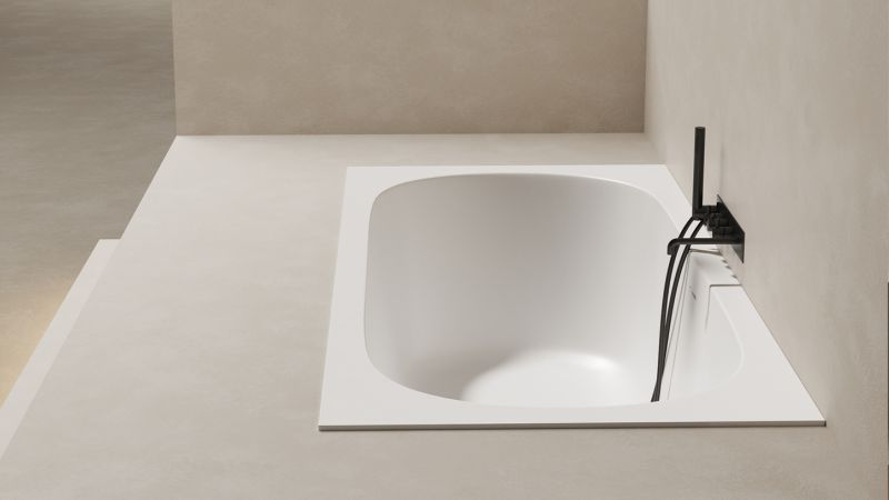 Ванна из искусственного камня Salini Ornella Axis Kit S-Stone 103523MRF 170x75см RAL полностью