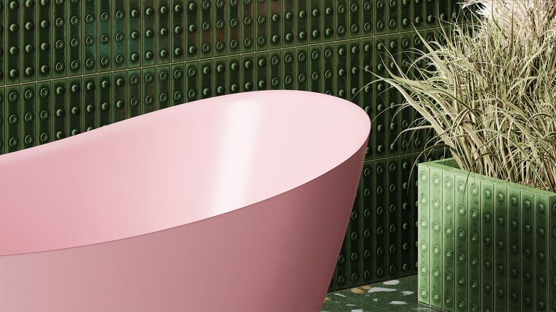 Ванна из искусственного камня Salini Noemi S-Stone 101811SMRF 185x81см RAL полностью