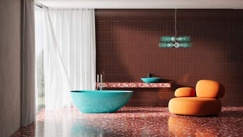 Ванна из искусственного камня Salini Paola S-Sense 101511GRF 160x77см RAL полностью