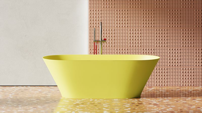 Ванна из искусственного камня Salini Mona S-Sense 102912GRF 170x72см RAL полностью