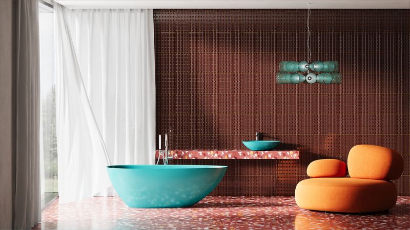 Ванна из искусственного камня Salini Paola In S-Stone 101611SMRF 160x77см RAL полностью