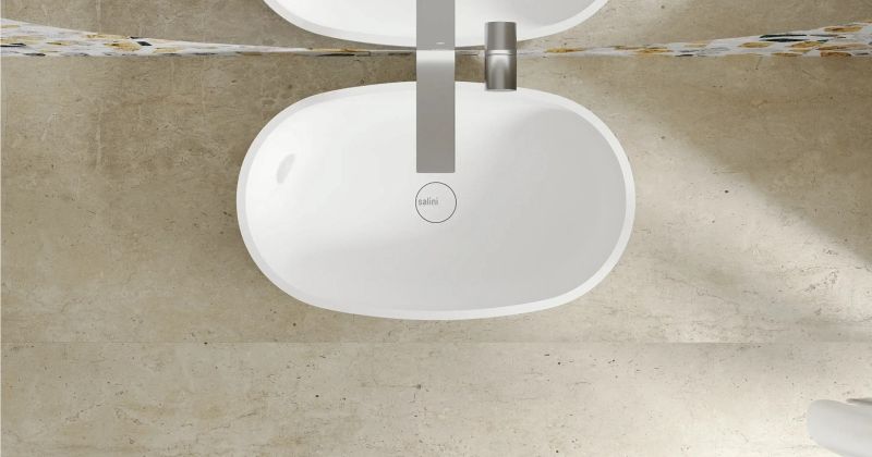 Накладная раковина Salini Gloria 05 S-Stone 1102205MRH 64см RAL снаружи Накладная раковина Salini Gloria 05 S-Stone 1102205MRH 64см RAL снаружи