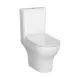 Унитаз-компакт VitrA Zentrum (Зентрум) 9824B003-7219 безободковый антибактериальное покрытие Hygiene (Хайджн)
