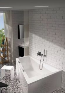 Акриловая ванна Riho Doppio B034001005 L 180x130см белый Акриловая ванна Riho Doppio B034001005 L 180x130см белый