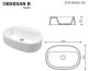 Раковина Whitecross Obsidian B 0734.050035.100 50см белый глянец