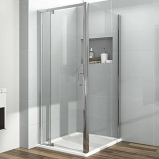Душевой уголок Vincea Intra 90х90 VSR-1I809090CL профиль Хром стекло прозрачное Душевой уголок Vincea Intra 90х90 VSR-1I809090CL профиль Хром стекло прозрачное