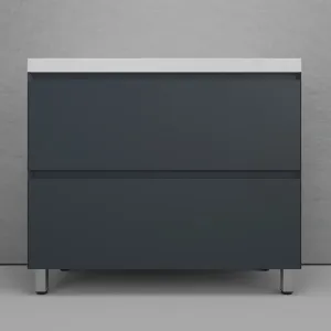 Тумба под раковину напольная Style Line Манхэттен ЛС-00002369 100 см графит