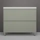 Тумба под раковину напольная Style Line Манхэттен ЛС-00002370 100 см олива