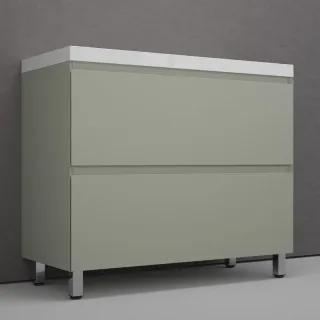Тумба под раковину напольная Style Line Манхэттен ЛС-00002370 100 см олива Тумба под раковину напольная Style Line Манхэттен ЛС-00002370 100 см олива