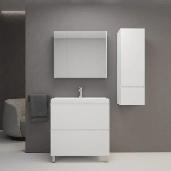 Тумба под раковину напольная Style Line Манхэттен ЛС-00002377 60 см белый матовый