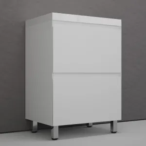 Тумба под раковину напольная Style Line Манхэттен ЛС-00002377 60 см белый матовый