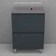 Тумба под раковину напольная Style Line Манхэттен ЛС-00002378 60 см графит