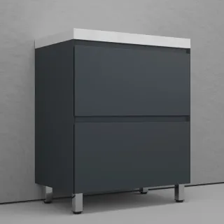 Тумба под раковину напольная Style Line Манхэттен ЛС-00002375 70 см графит Тумба под раковину напольная Style Line Манхэттен ЛС-00002375 70 см графит