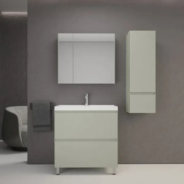 Тумба под раковину напольная Style Line Манхэттен ЛС-00002376 70 см олива