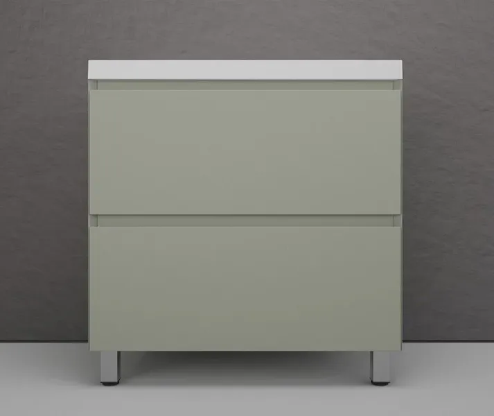 Тумба под раковину напольная Style Line Манхэттен ЛС-00002373 80 см олива