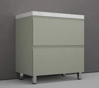 Тумба под раковину напольная Style Line Манхэттен ЛС-00002373 80 см олива