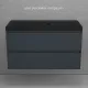 Тумба под раковину подвесная Style Line Манхэттен ЛС-00002357 100 см графит