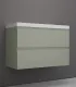 Тумба под раковину подвесная Style Line Манхэттен ЛС-00002361 80 см олива