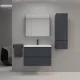 Тумба под раковину подвесная Style Line Манхэттен ЛС-00002366 60 см графит Тумба под раковину подвесная Style Line Манхэттен ЛС-00002366 60 см графит