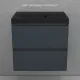 Тумба под раковину подвесная Style Line Манхэттен ЛС-00002366 60 см графит Тумба под раковину подвесная Style Line Манхэттен ЛС-00002366 60 см графит