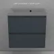 Тумба под раковину подвесная Style Line Манхэттен ЛС-00002366 60 см графит Тумба под раковину подвесная Style Line Манхэттен ЛС-00002366 60 см графит