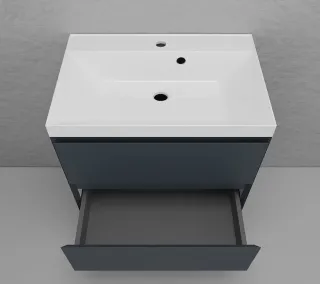 Тумба под раковину подвесная Style Line Манхэттен ЛС-00002363 70 см графит Тумба под раковину подвесная Style Line Манхэттен ЛС-00002363 70 см графит