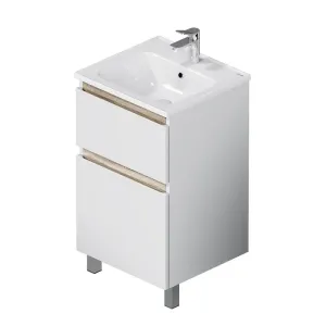 Тумба под раковину Am.Pm X-Joy M85AFSX0502WG напольная белый глянец 50  см