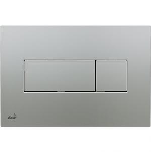 Кнопка смыва AlcaPlast для инсталляции хром матовый M372
