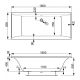 Акриловая ванна VagnerPlast Veronela VPBA180VEA2X-04 180x80см белый
