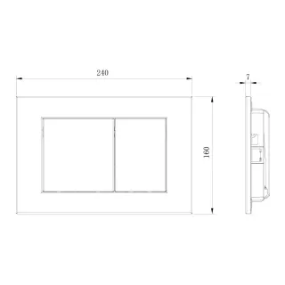 Кнопка смыва Boheme 650/2-BR бронза Кнопка смыва Boheme 650/2-BR бронза