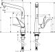 Смеситель Hansgrohe Metris Select 14883000 для кухни
