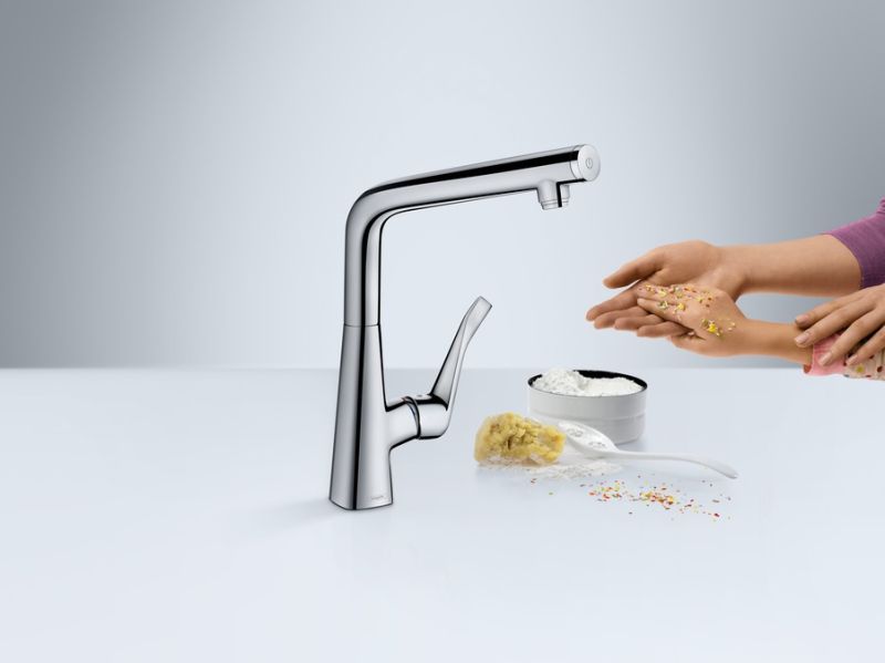 Смеситель Hansgrohe Metris Select 14883000 для кухни