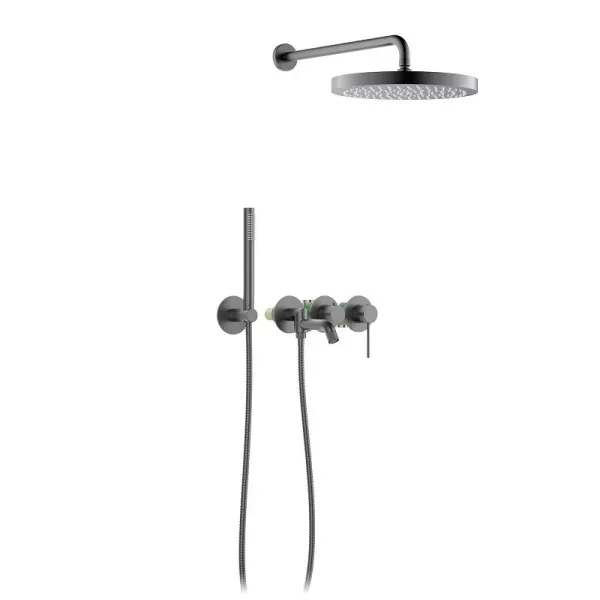 Душевой комплект Timo Saona SX-2348/18SM чёрное золото