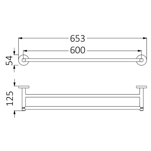 Полотенцедержатель Timo Saona 13056/13 никель матовый