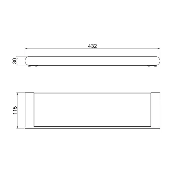 Полка для полотенец Timo Saona 13072/19 розовое золото