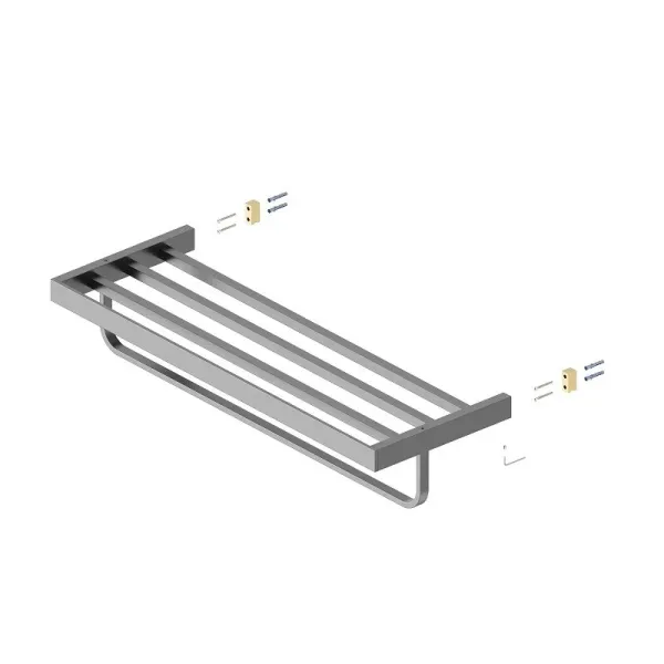 Полка для полотенец Timo Petruma 15258/18 чёрное золото