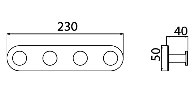 Вешалка Timo Saona 13015/19 розовое золото