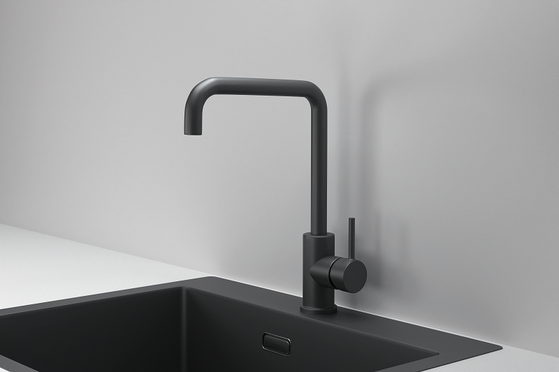 Смеситель для кухни Granula Kitchen Space 7110, ЧЕРНЫЙ МАТОВЫЙ Смеситель для кухни Granula Kitchen Space 7110, ЧЕРНЫЙ МАТОВЫЙ