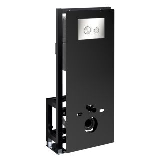 Система инсталляции для унитазов WasserKRAFT Glan 66TLT.010.ME.BL.BN01 с кнопкой смыва