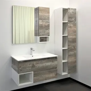 Тумба с раковиной Comforty Турин 00-00013940 90 см дуб бежевый Тумба с раковиной Comforty Турин 00-00013940 90 см дуб бежевый