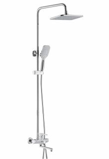 Душевая стойка Shevanik S8136F белый/хром Душевая стойка Shevanik S8136F белый/хром