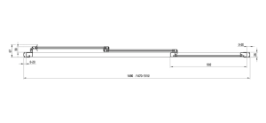 Шторка на ванну Ravak Supernova AVDP3-150 40VP0102Z1 Transparent профиль белый