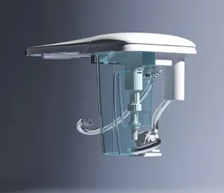 Унитаз напольный SantiLine SL-5036 белый электронный