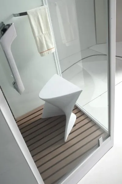 Душевая кабина Orans Diamond SR-89101LS 89101LWLH 100x100 см профиль белый стекло прозрачное