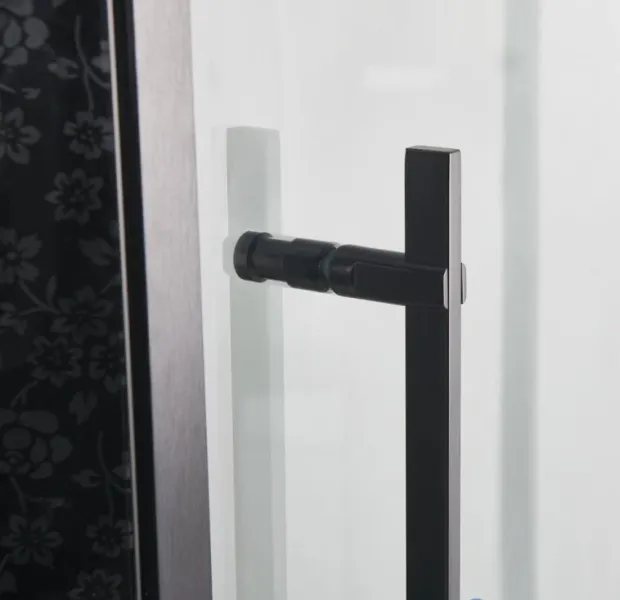 Душевая кабина Orans SR-89102LS 89102LBLH 150x100 см профиль чёрный стекло прозрачное