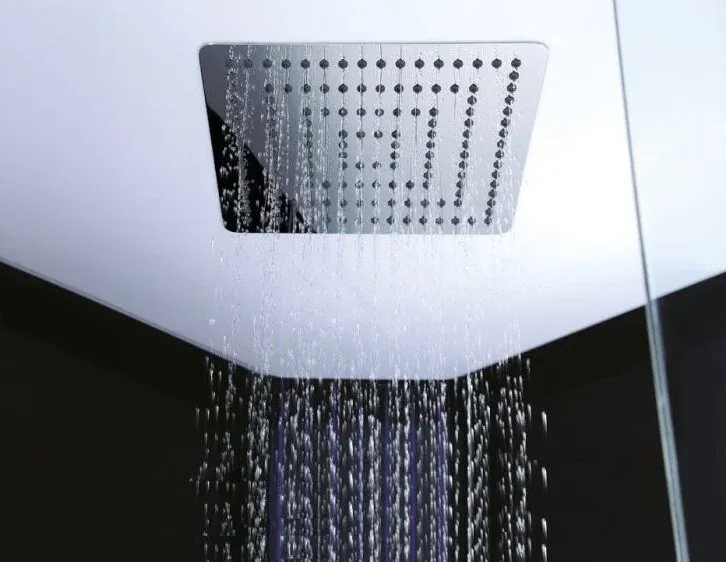 Душевая кабина Orans SR-89103LS 89103LBLH 180x130 см профиль чёрный стекло прозрачное