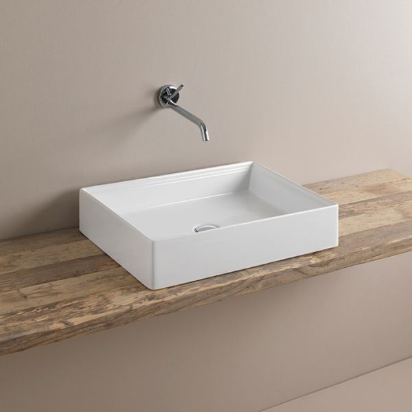 Раковина ArtCeram SCALINO SCL002 01 00 белая 55 см Раковина ArtCeram SCALINO SCL002 01 00 белая 55 см